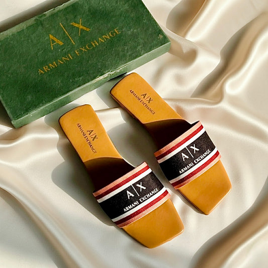ARMANI EXCHANGE Flat Slippers (Premium)